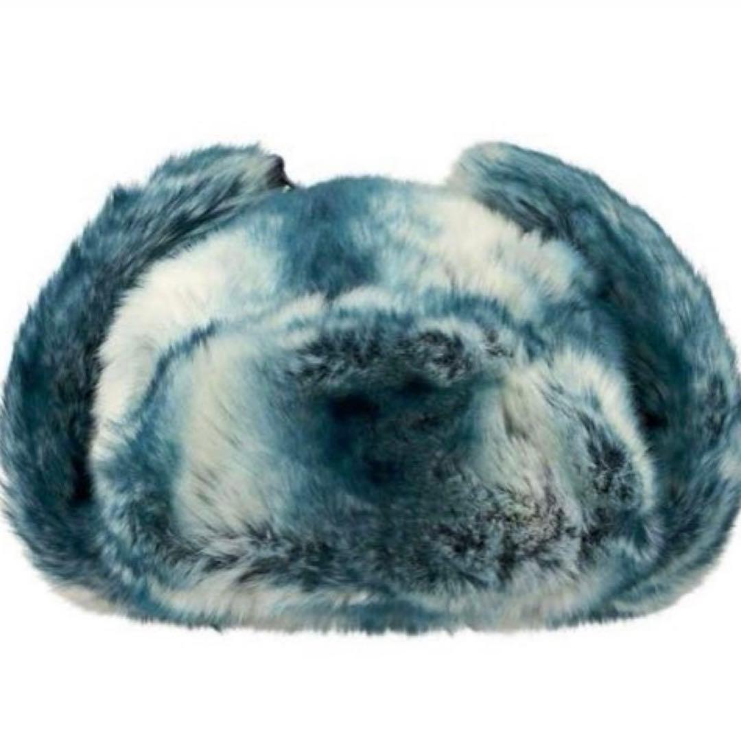 Supreme Faux FurTrooper BlueフライトキャップM/L