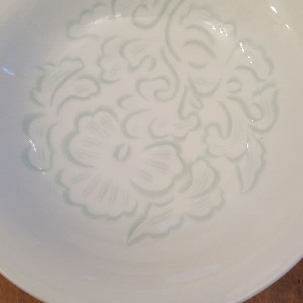 人間国宝　井上萬二の白磁深皿2枚組