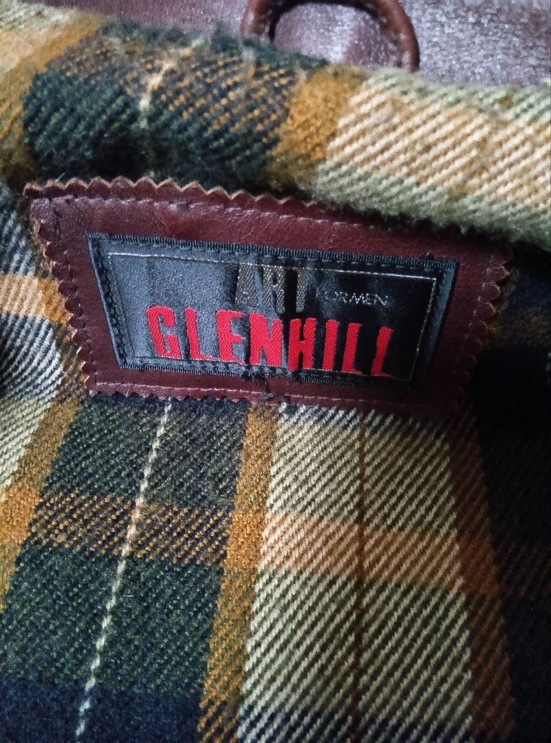 ブラウンレザー シングルライダースジャケット