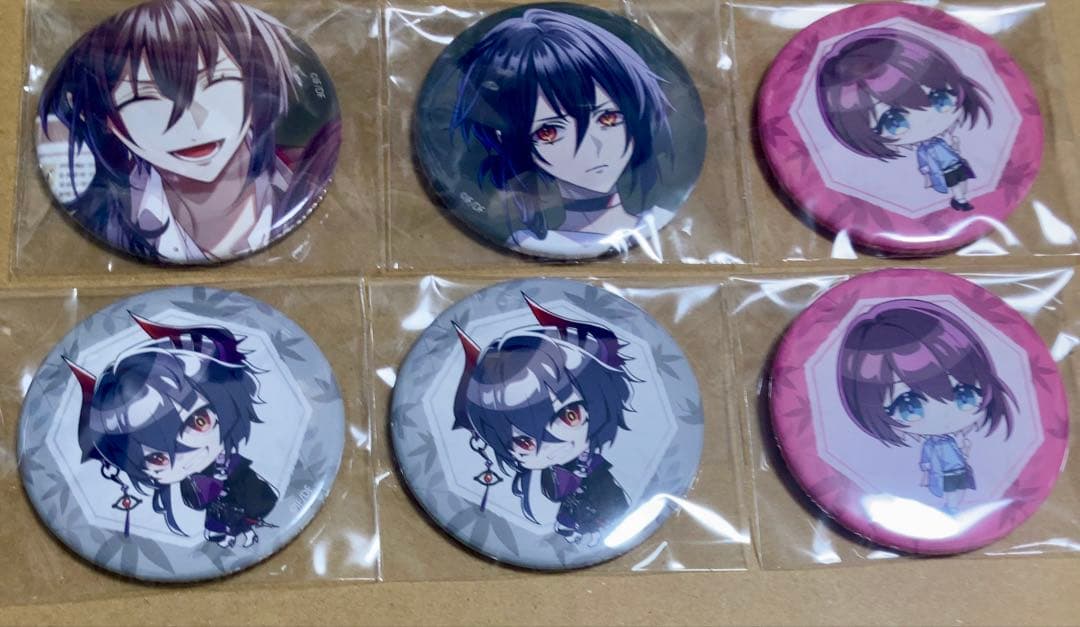 ナインリップ　シークエル　エビテン　缶バッジ　魅ナミ　珠沙