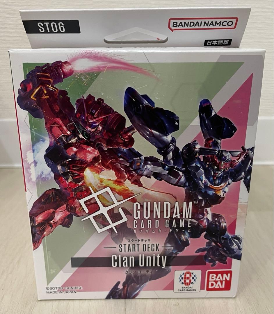 ガンダムカード　クランユニティ　スタートデッキ　ボーナスパックあり　7個