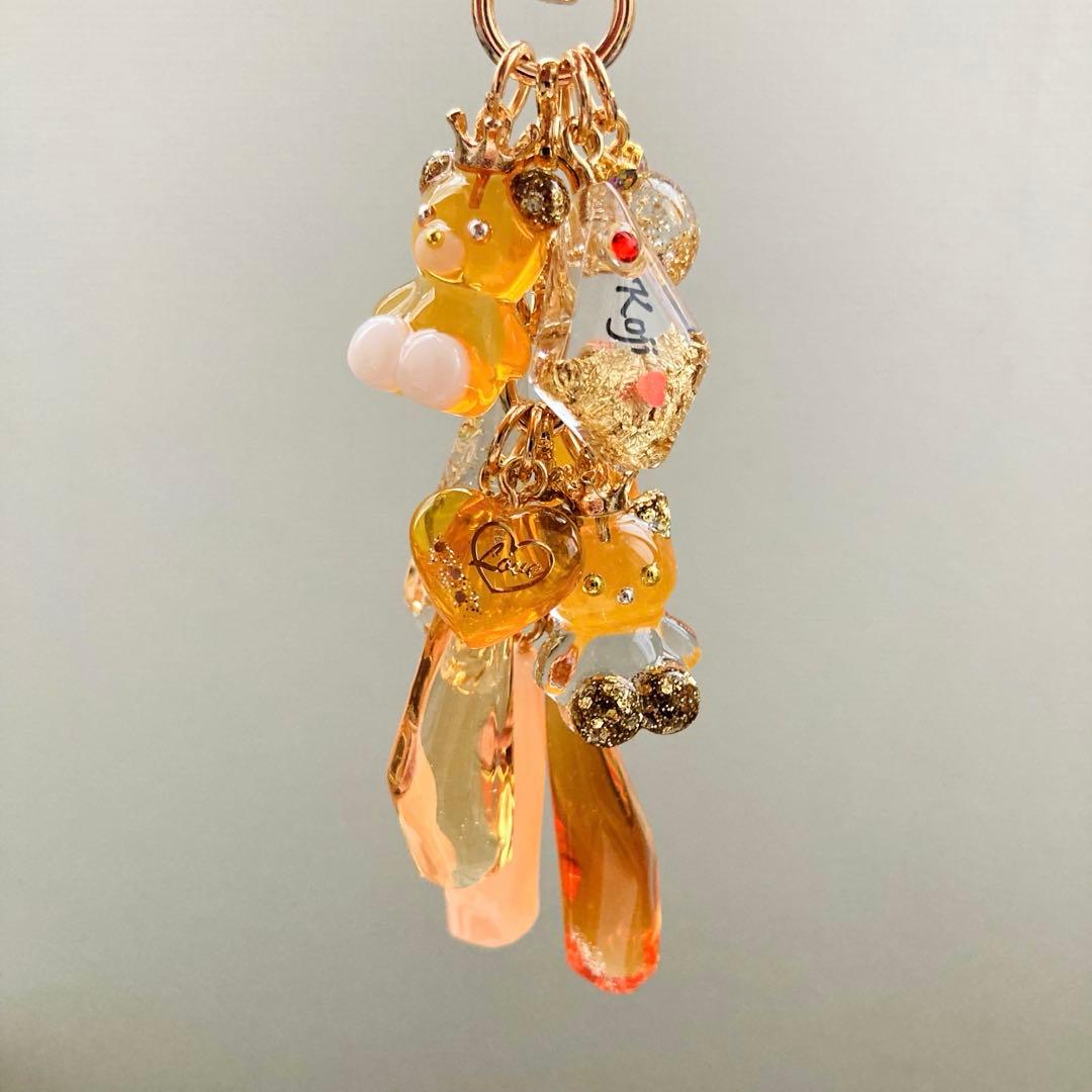 蜜館ページ　Man名入れチャーム、レジンキーホルダー