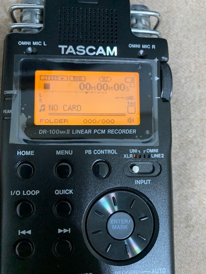 TASCAM DR-100MK2 Linear PCM Recorder ①