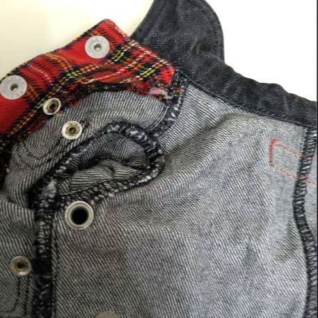 激レア✨️アトリエgg ヴィンテージ デニム シャツ ジャケット 犬服 ０〜１