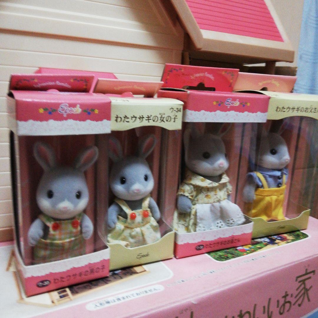【廃盤品！レア品】シルバニアファミリー　きいちご林のかわいいお家➕人形