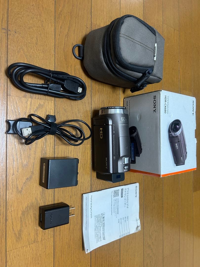 Sony HDR-CX680 ビデオカメラ 本体