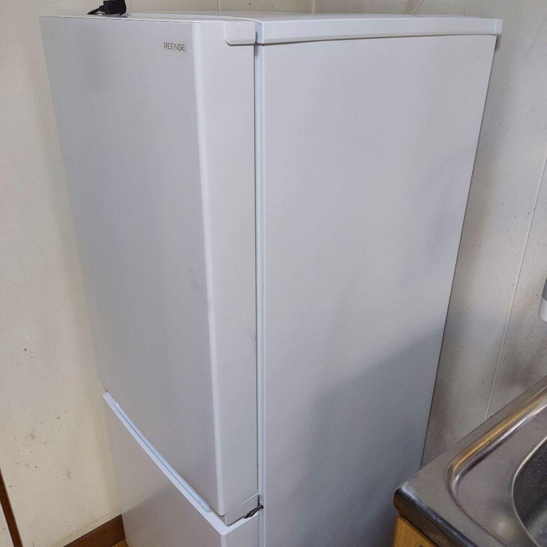 REFAGE YRZ-F15LW 2ドア冷蔵庫 5年保証 ホワイト 2024年製