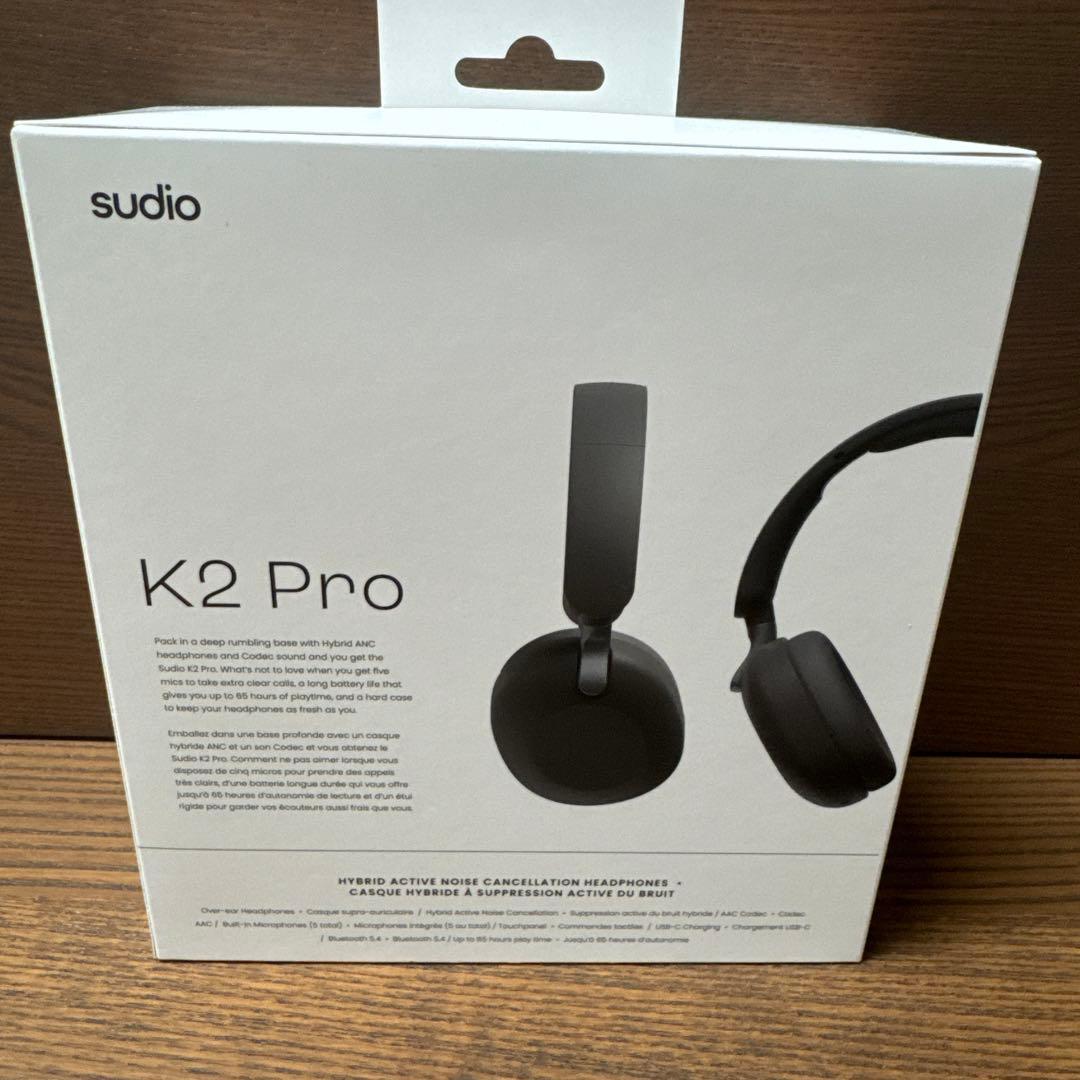 Sudio K2 Pro 次世代のハイブリッドアクテキャンセリングヘッドホン