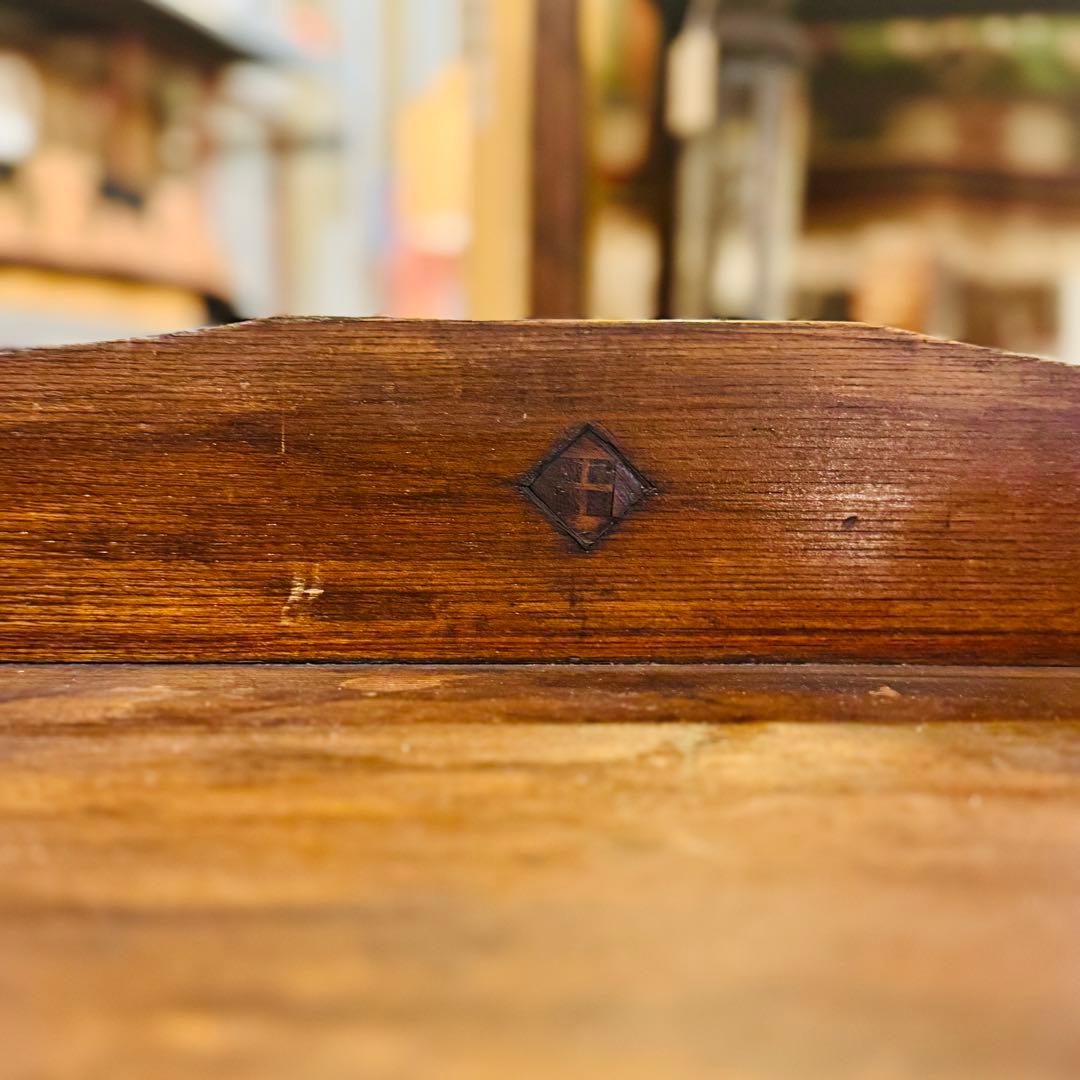 昭和前期 木製ガラスキャビネット hohoho