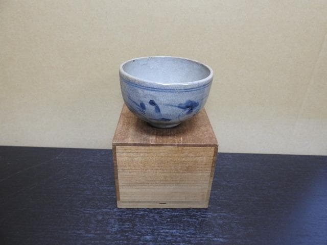 笠原染付茶碗　保存箱　ＭＡ41