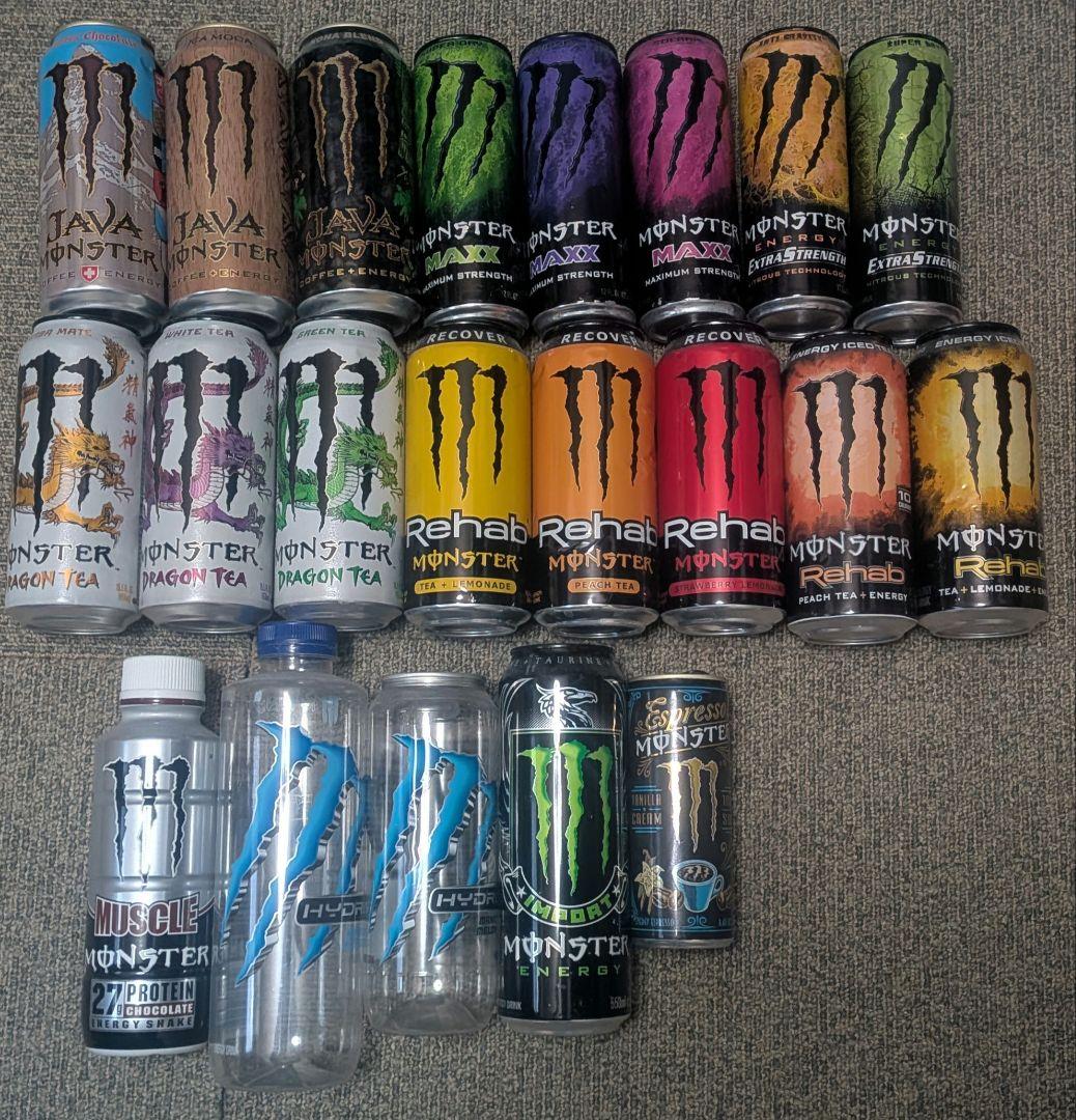 モンスター空き缶50本超セット(海外版・日本版)