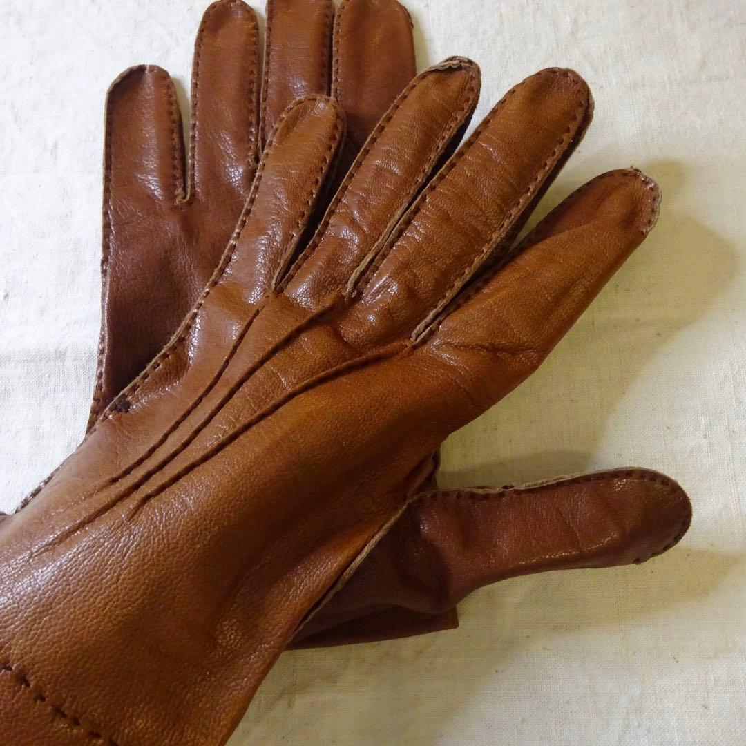ヴィンテージ レザー グローブ メンズ フランス