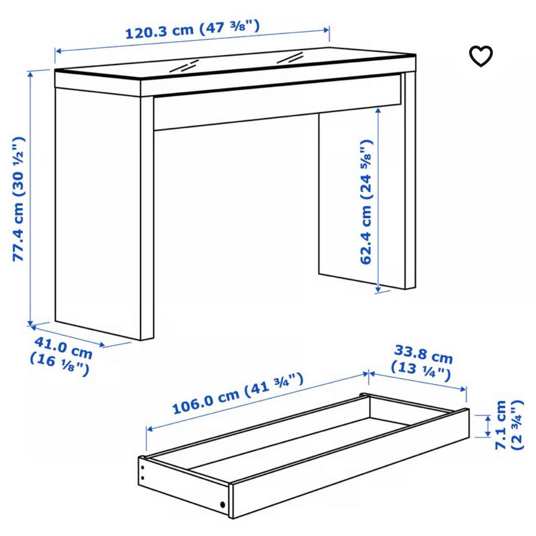 IKEA MALM マルム　ドレッサー
