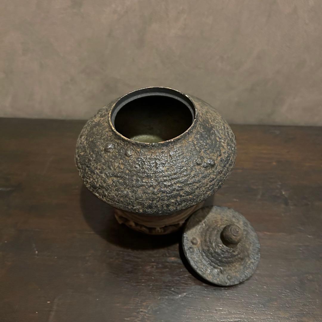 小さな茶釜　南部鉄器　宝生堂