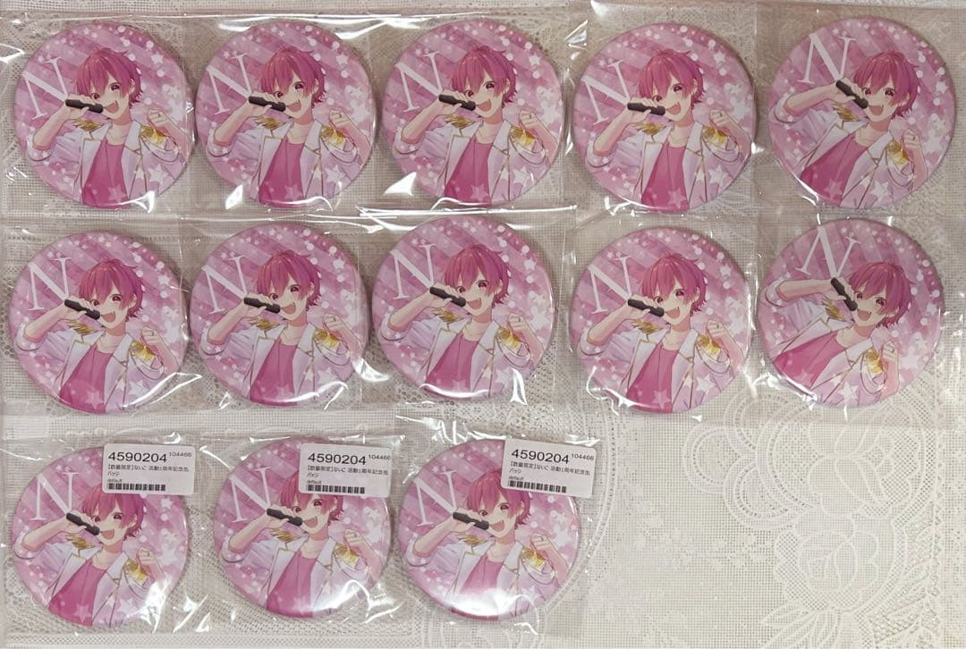 いれいす ないこ 活動1周年記念缶バッジ