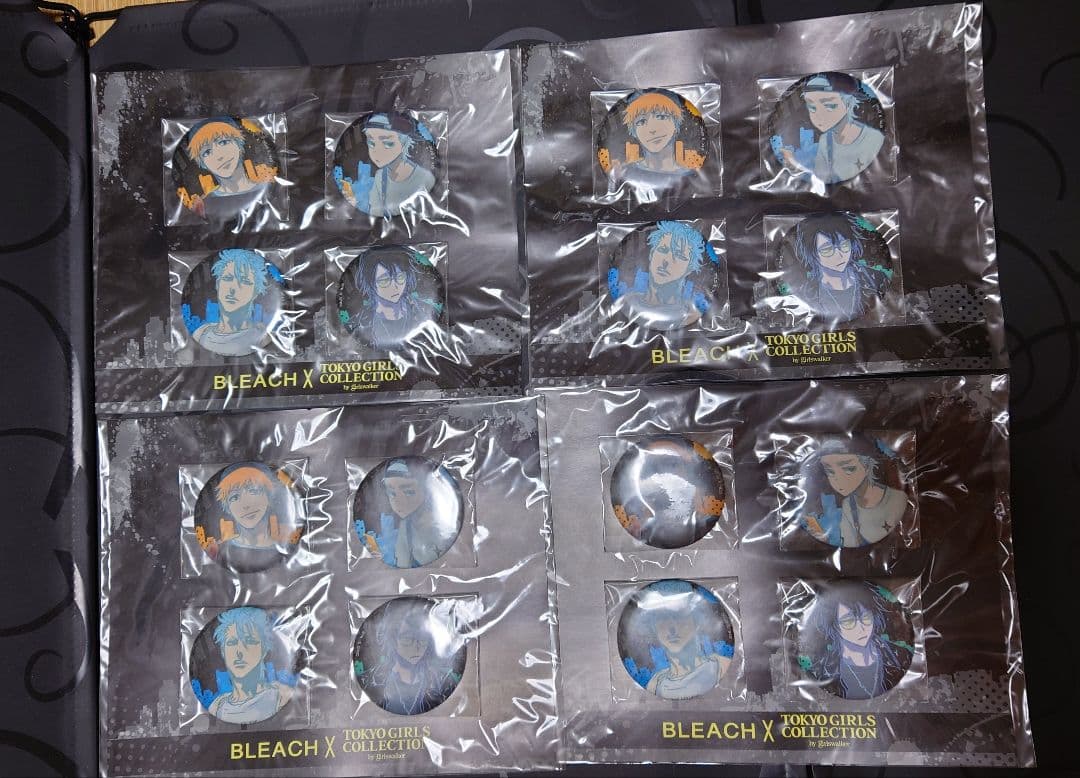 BLEACH TOKYO GIRLS COLLECTION 缶バッジ4点セット