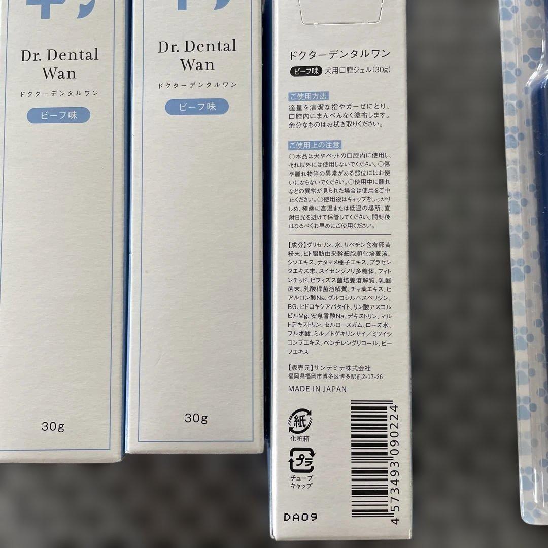 Dr.Dental Wan オーラルケアジェル 30g3本セット　Dr歯ブラシ付
