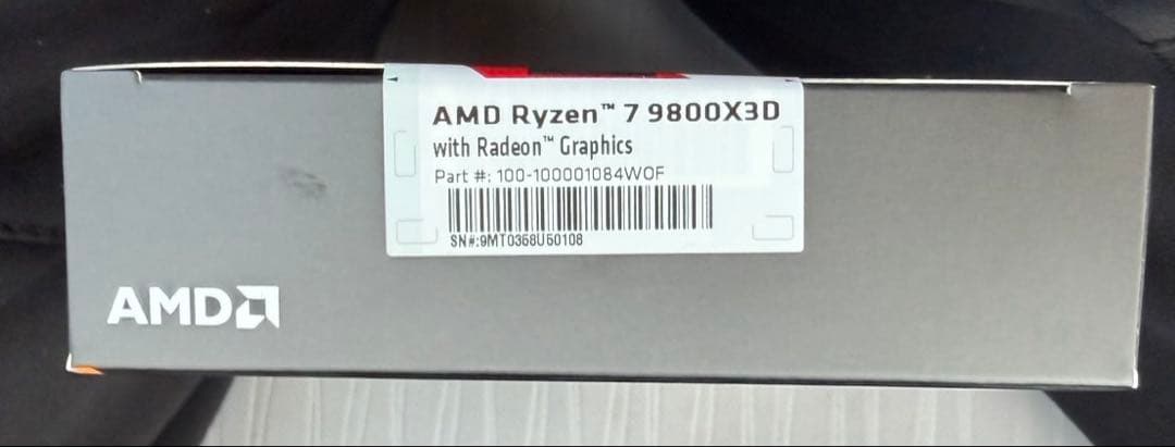 AMD Ryzen 7 9800X3D CPU 新品未開封