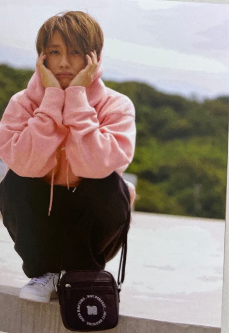 ナップタイム　naptime. Nissy パーカー　イエロー　ピンク