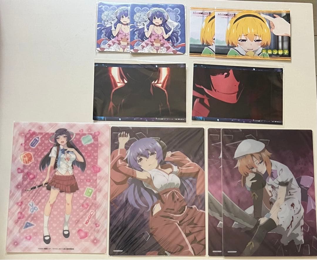 ひぐらしのなく頃に グッズ 38点 セット 缶バッジ、アクスタ、ポストカード等