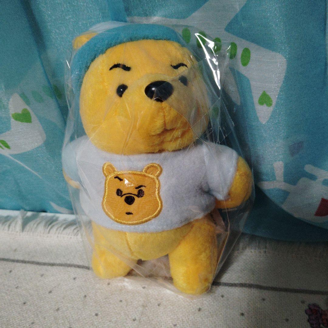 ディズニー くまのプーさん ぬいぐるみ　マスコット　キュートサイズカラフル