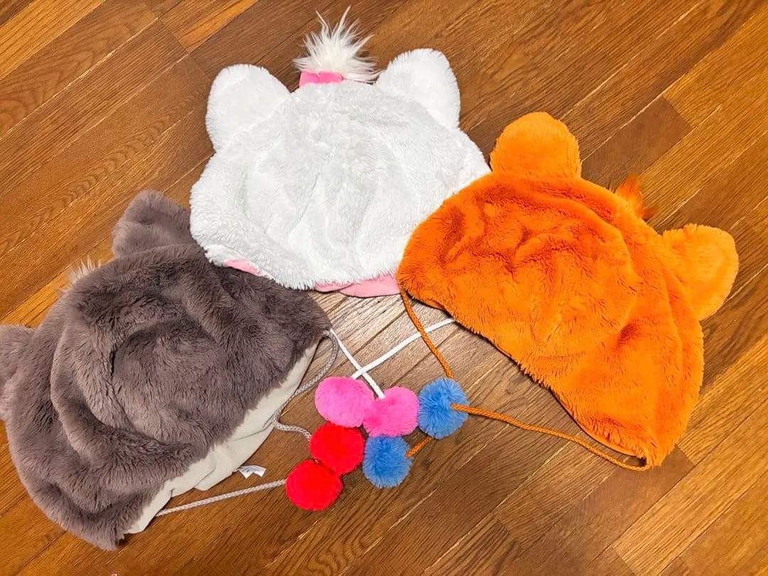 おしゃれキャット　ファンキャップ 3点セット　1回着用