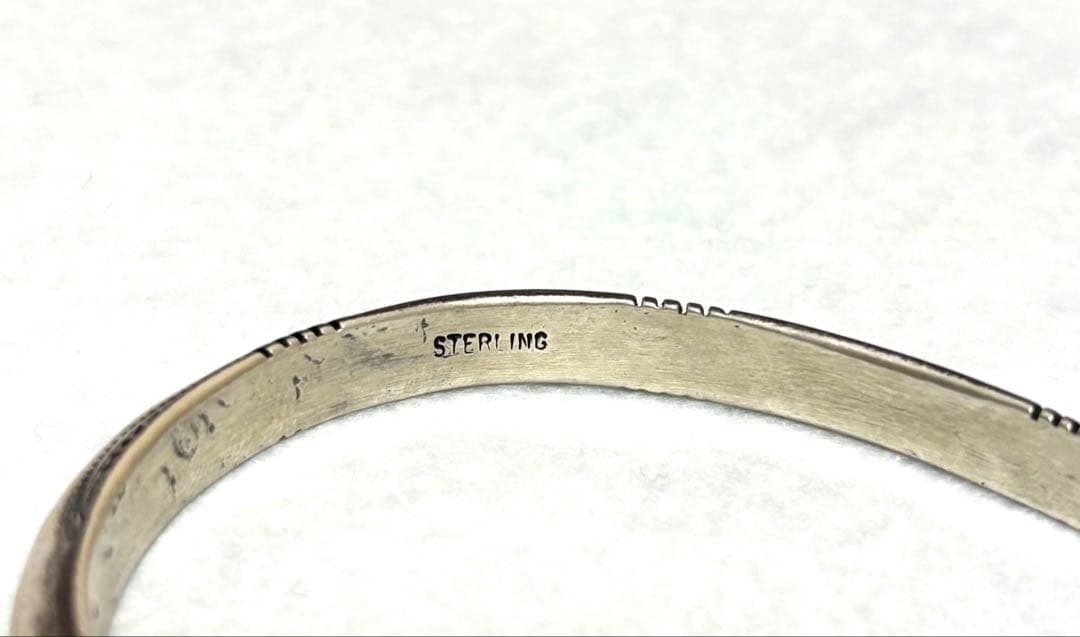 【希少】【ナバホ族】インディアンジュエリー バングル ブレスレット Navajo