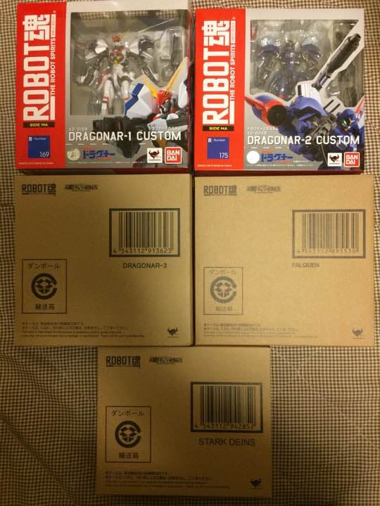 【最終価格】バンダイ ROBOT魂〈SIDE MA〉ドラグナー5点セット