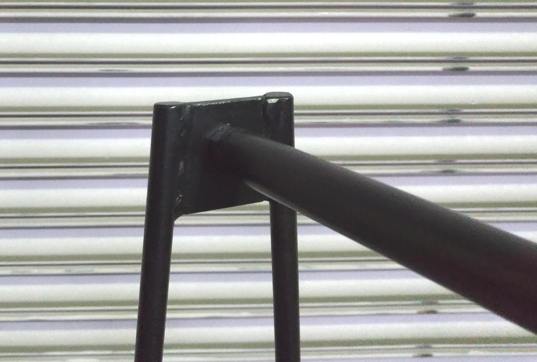 MOON　アイアン ハンガーラック 下段２本 店舗什器 スチール 展示