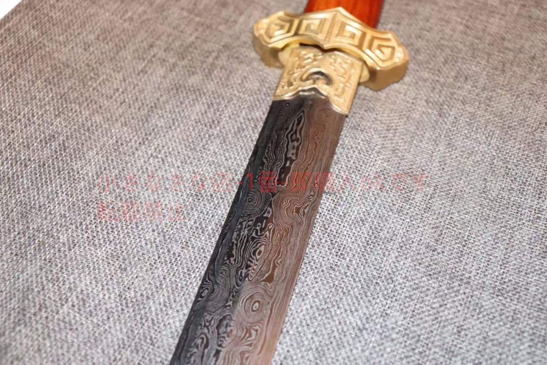 26寸百製鋼酸枝木八面唐剣羽林将軍 唐剣  模造刀·模擬刀  居合刀