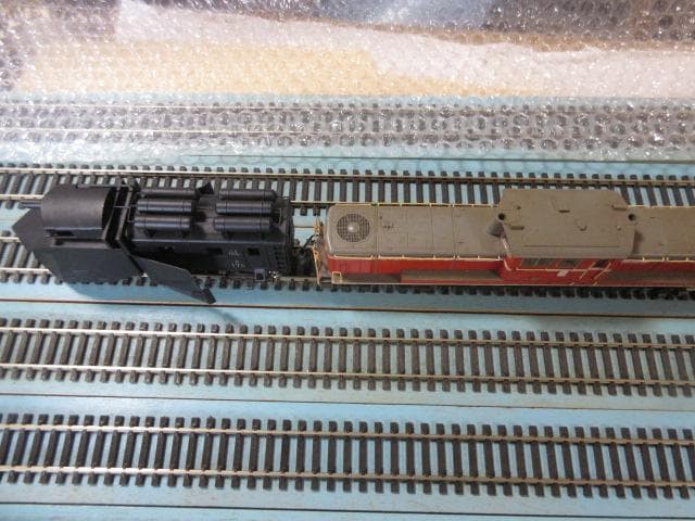 除雪列車２両セット（キ100・DD51) HOゲージ (金属＆プラ製）