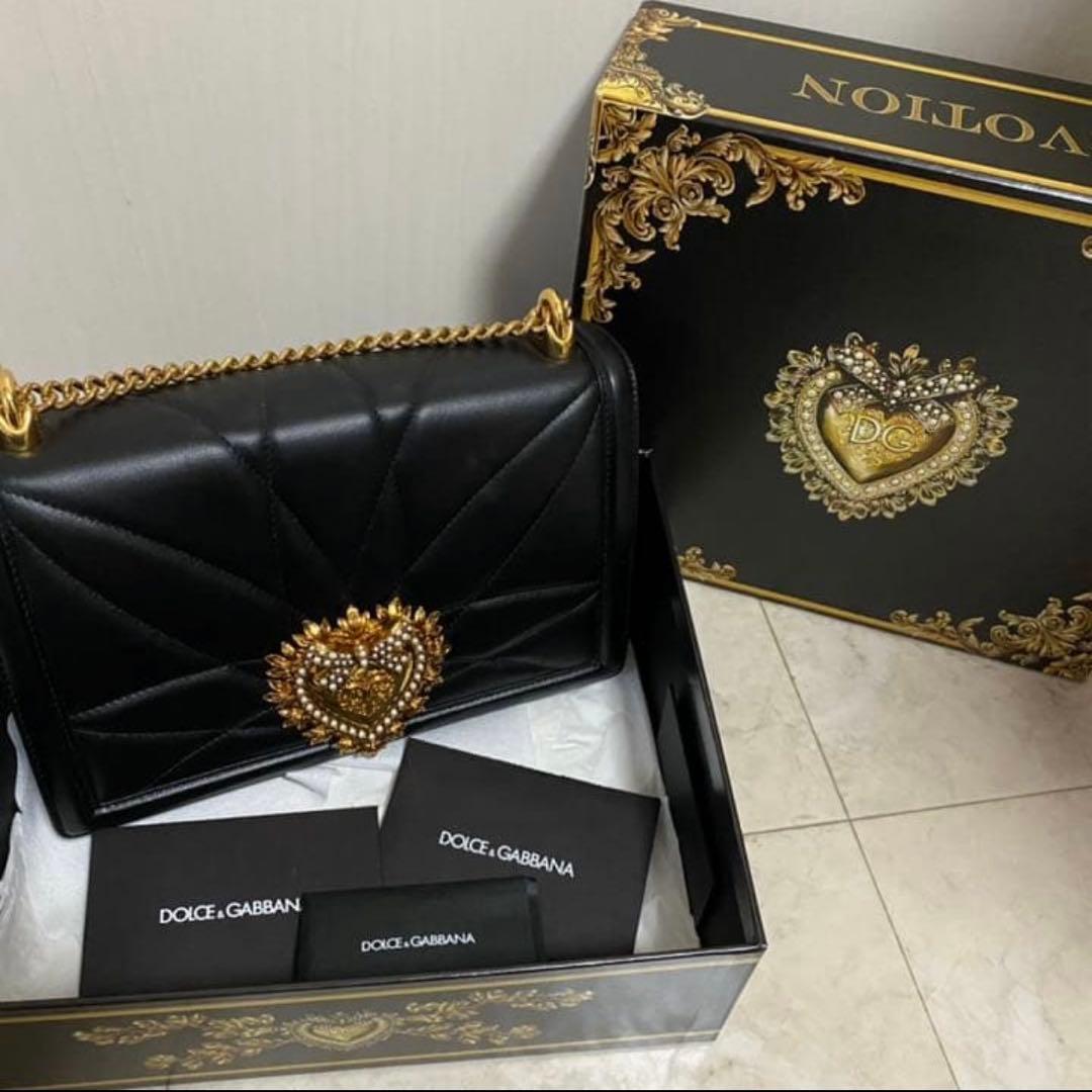 【専用】DEVOTION バッグ ブラック マトラッセナッパレザー D&G