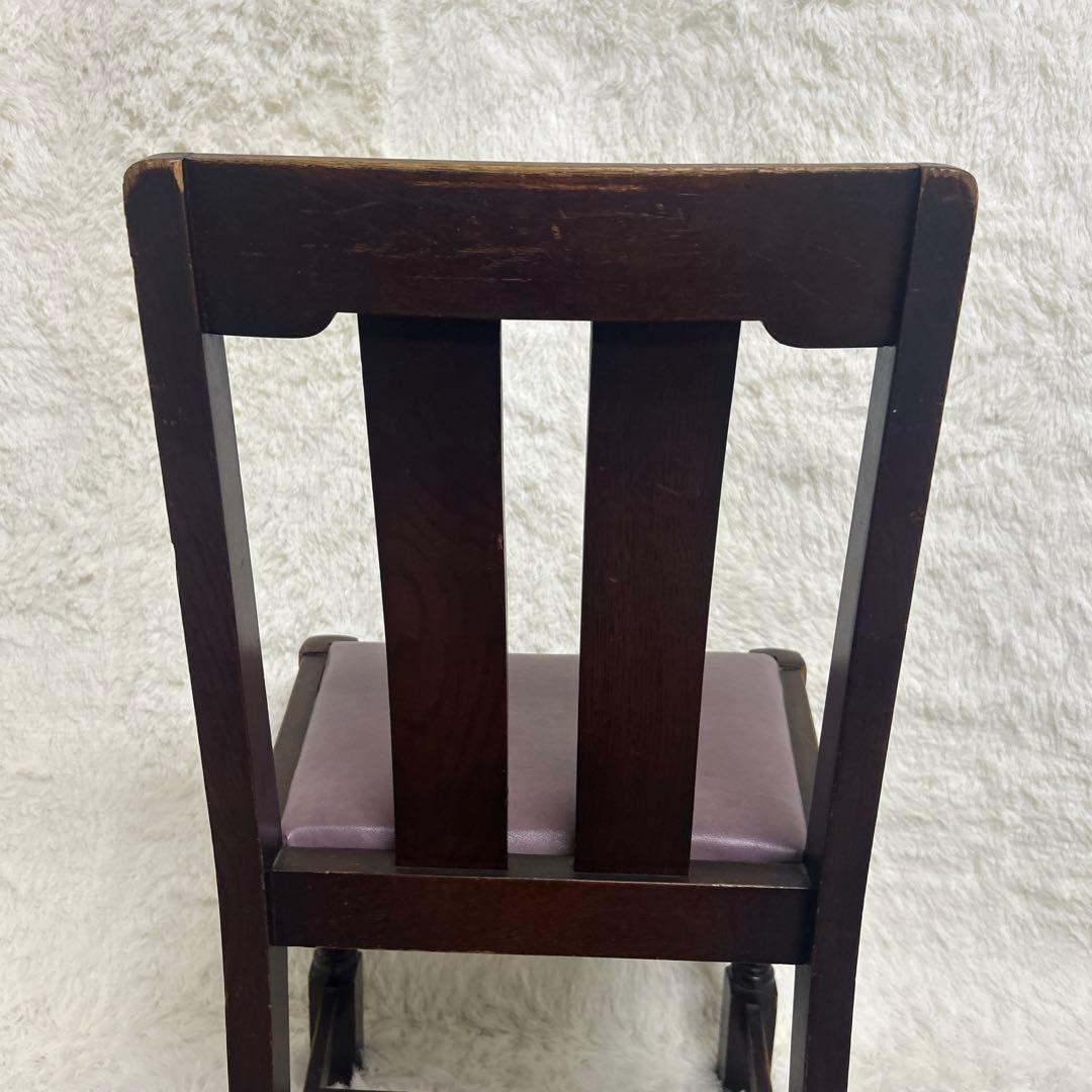 【良品】ハイバックチェア　ダイニングチェア　イギリス　アンティーク
