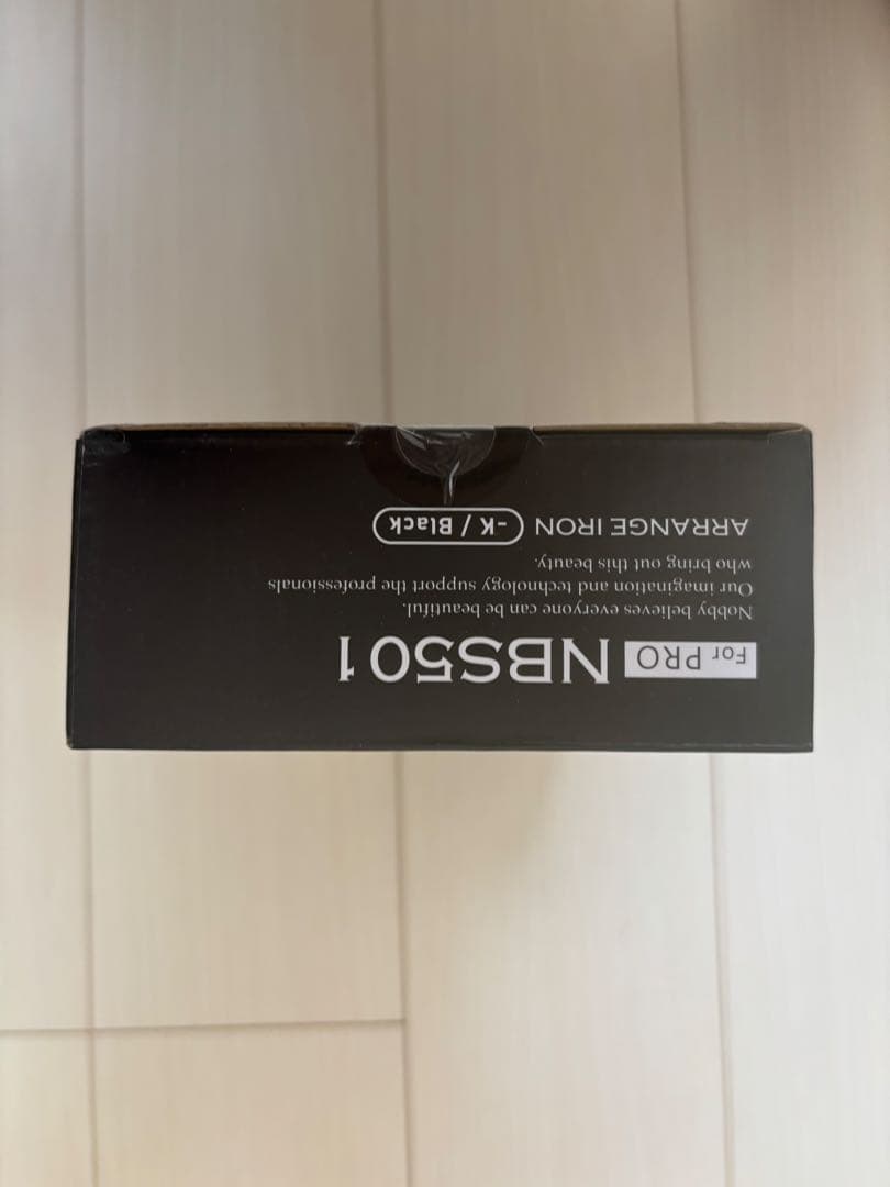 【1年保障】Nobby NBS501 ストレートヘアアイロン ブラック