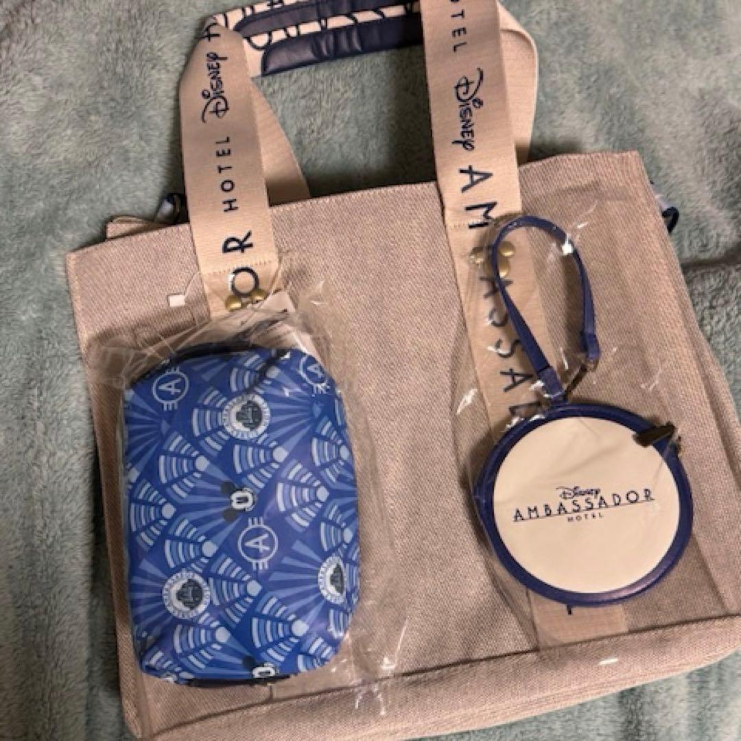 未使用新品タグ付きディズニーアンバサダーホテルトートバッグ宿泊者限定