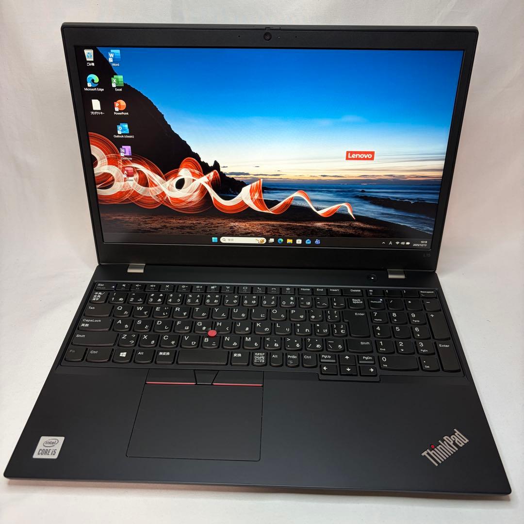 美品 ThinkPad L15 第10世代 i5 8GB 256GB フルHD