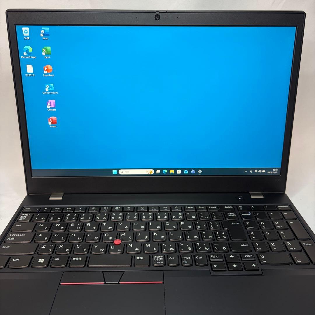 美品 ThinkPad L15 第10世代 i5 8GB 256GB フルHD