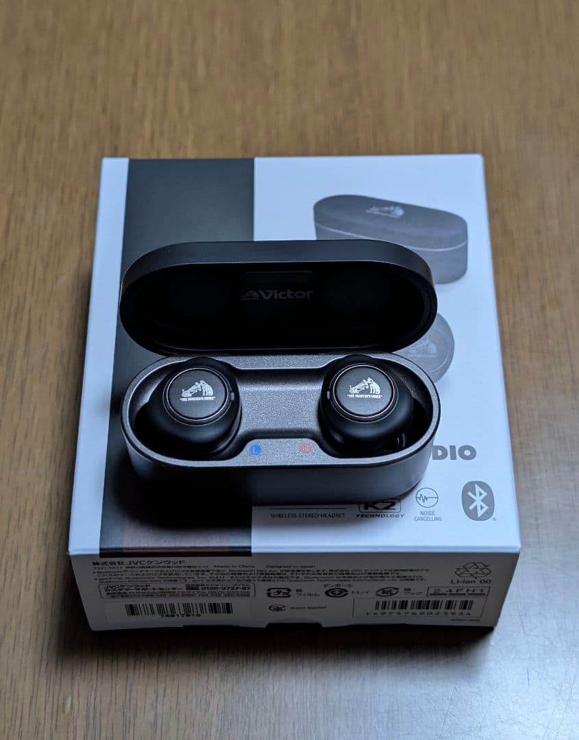 Victor☆ワイヤレスイヤホンHA-FW1000T☆超美品☆除菌クリーニング済