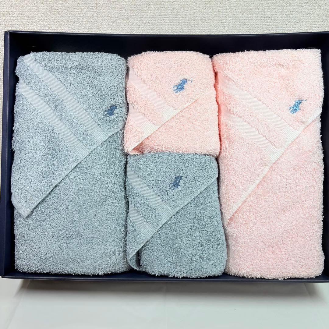 Ralph Lauren ラルフローレン　ポロタオル　ギフトセット