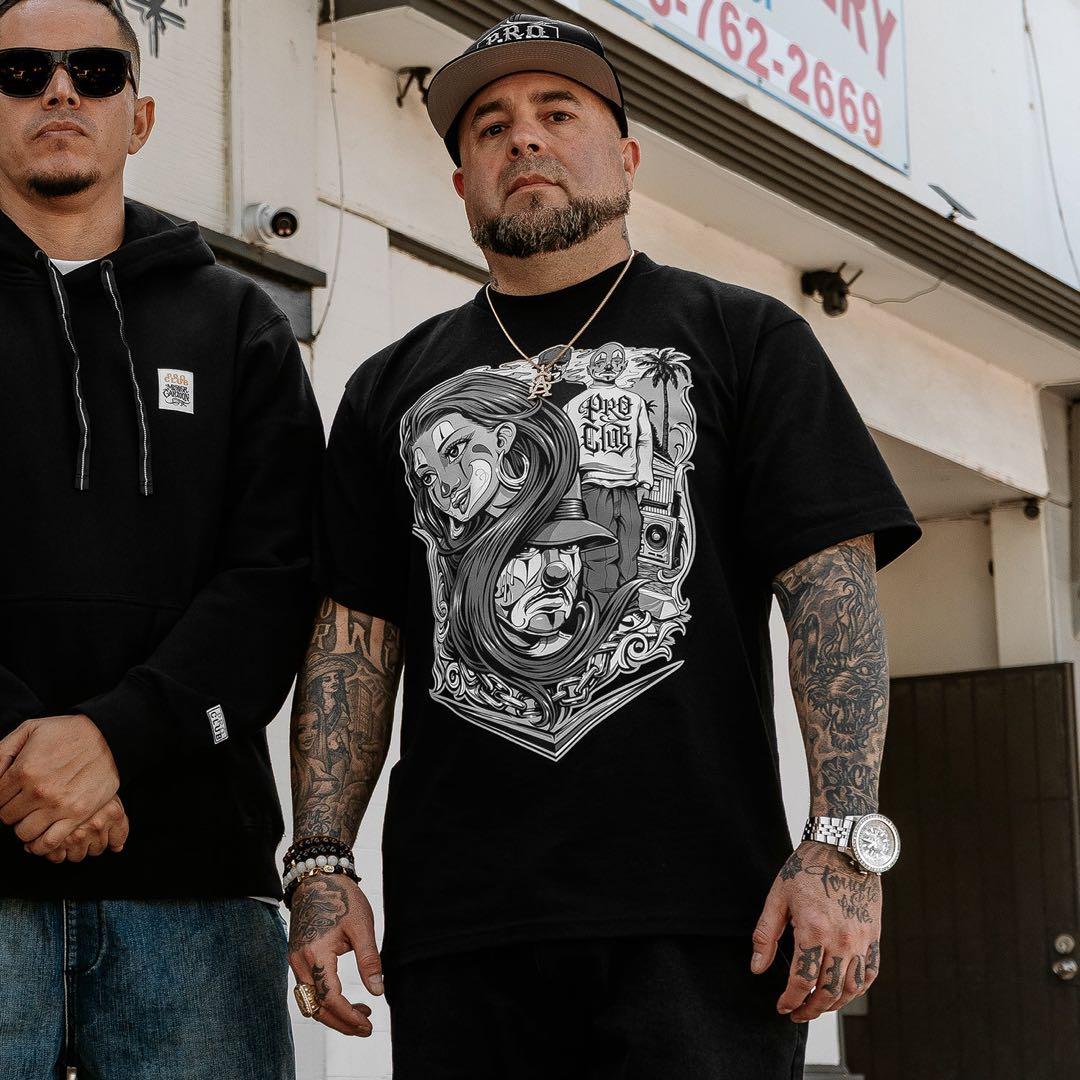 プロクラブ ミスターカートゥーン Tシャツ 白黒2枚セット