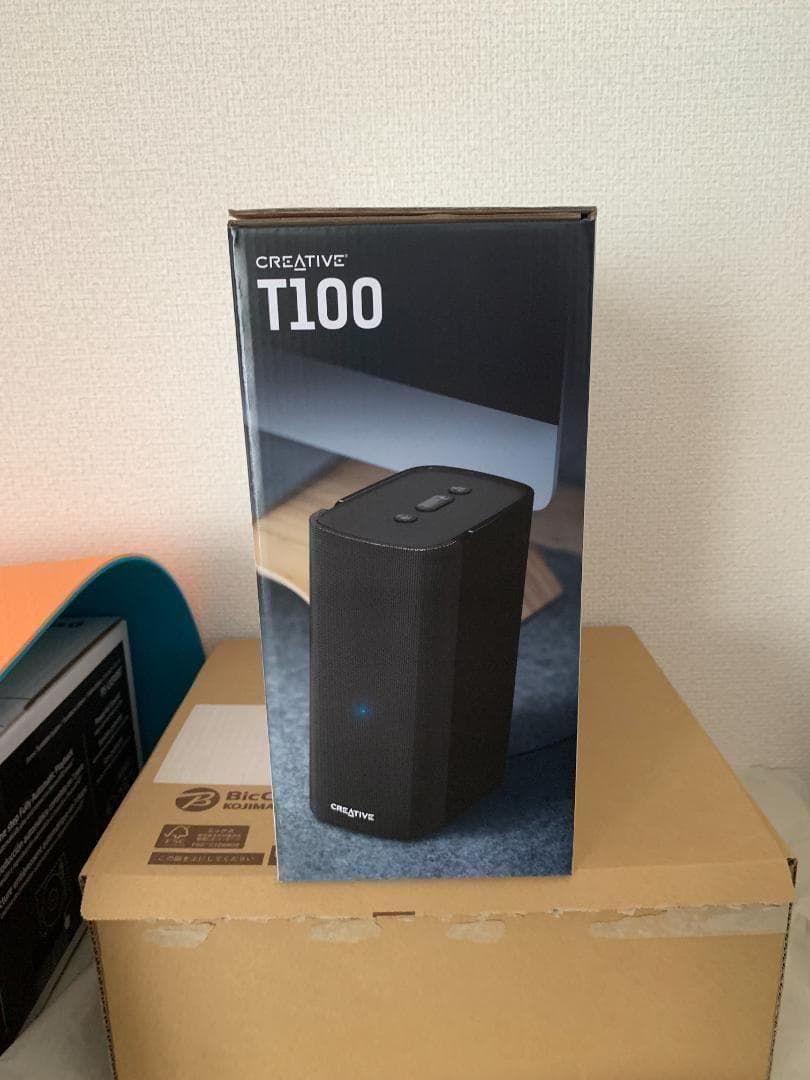 新品・未開封）Creative T100 ワイアレス スピーカー リモコン付き