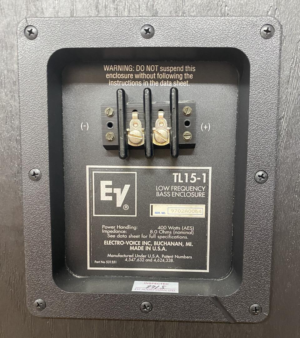 EV TL15-1サブウーハー 動作良好