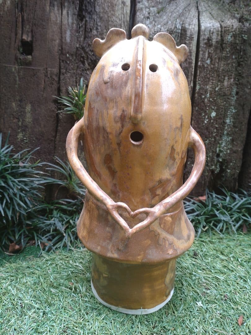 親子の埴輪(レプリカ)装飾品3点セット