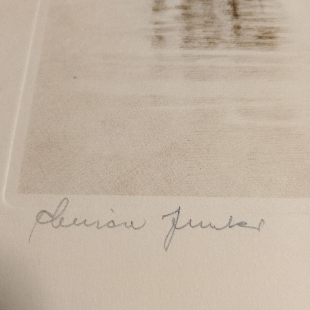 ウィリー・ザイラー W. Seiler銅版画 『中国の帆船』直筆サイン&カバー付