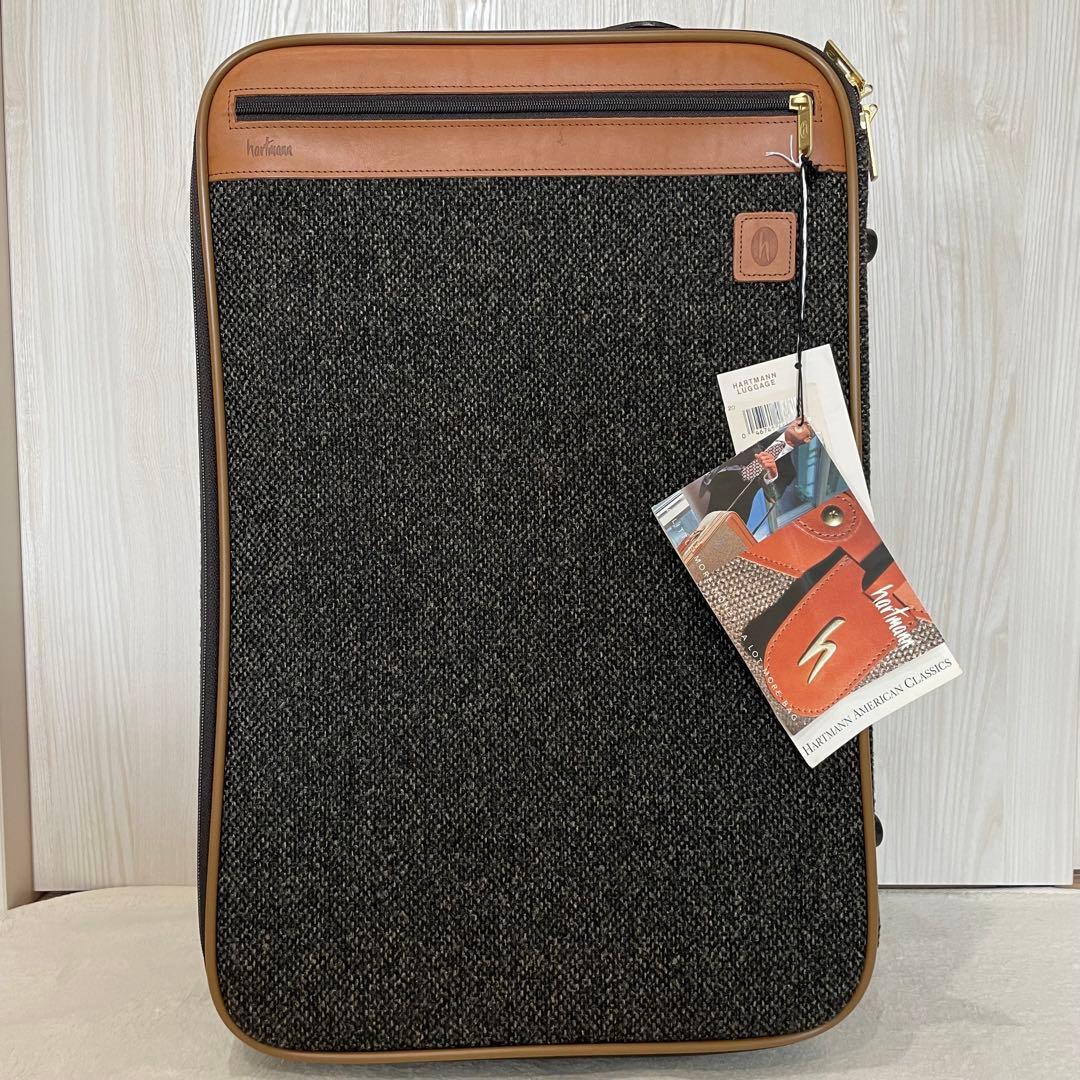 希少 hartmann 特別限定DMT キャリーケース ツイードベルディング