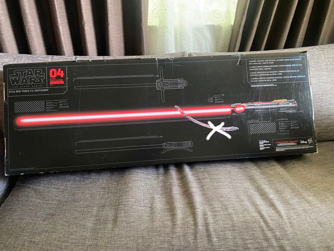 STAR WARS Kylo Ren ライトセーバー フィギュア+おまけ付き