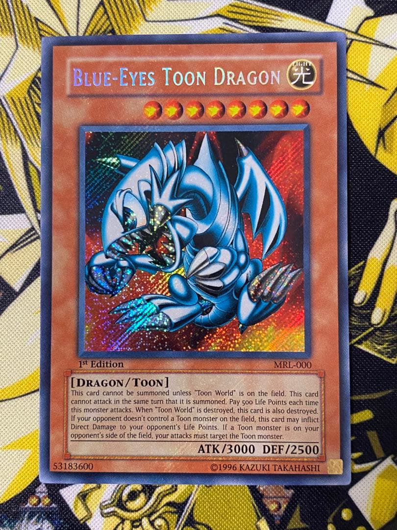 遊戯王 ブルーアイズ・トゥーン・ドラゴン 旧アジア版 シークレット シク 1st