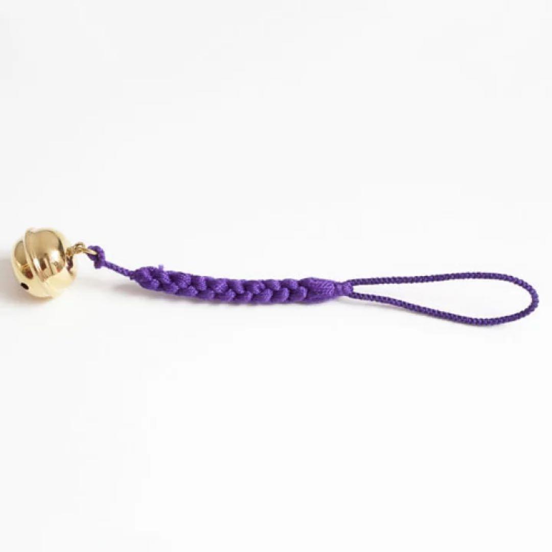 18金(K18)金の鈴縁起物 お守り ストラップ 【徳力本店】サイズ　大