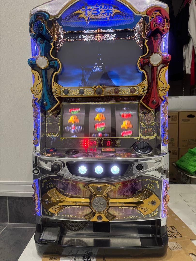 十字架3 スロット 不要機 実機 家庭用電源 パチスロ実機 ネット