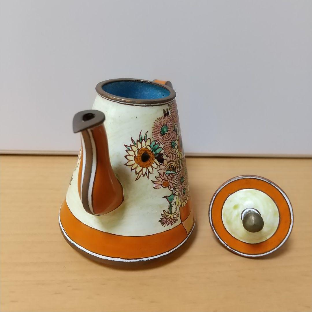 【骨董品・手工芸品】ゴッホのひまわり ミニチュアティーポット